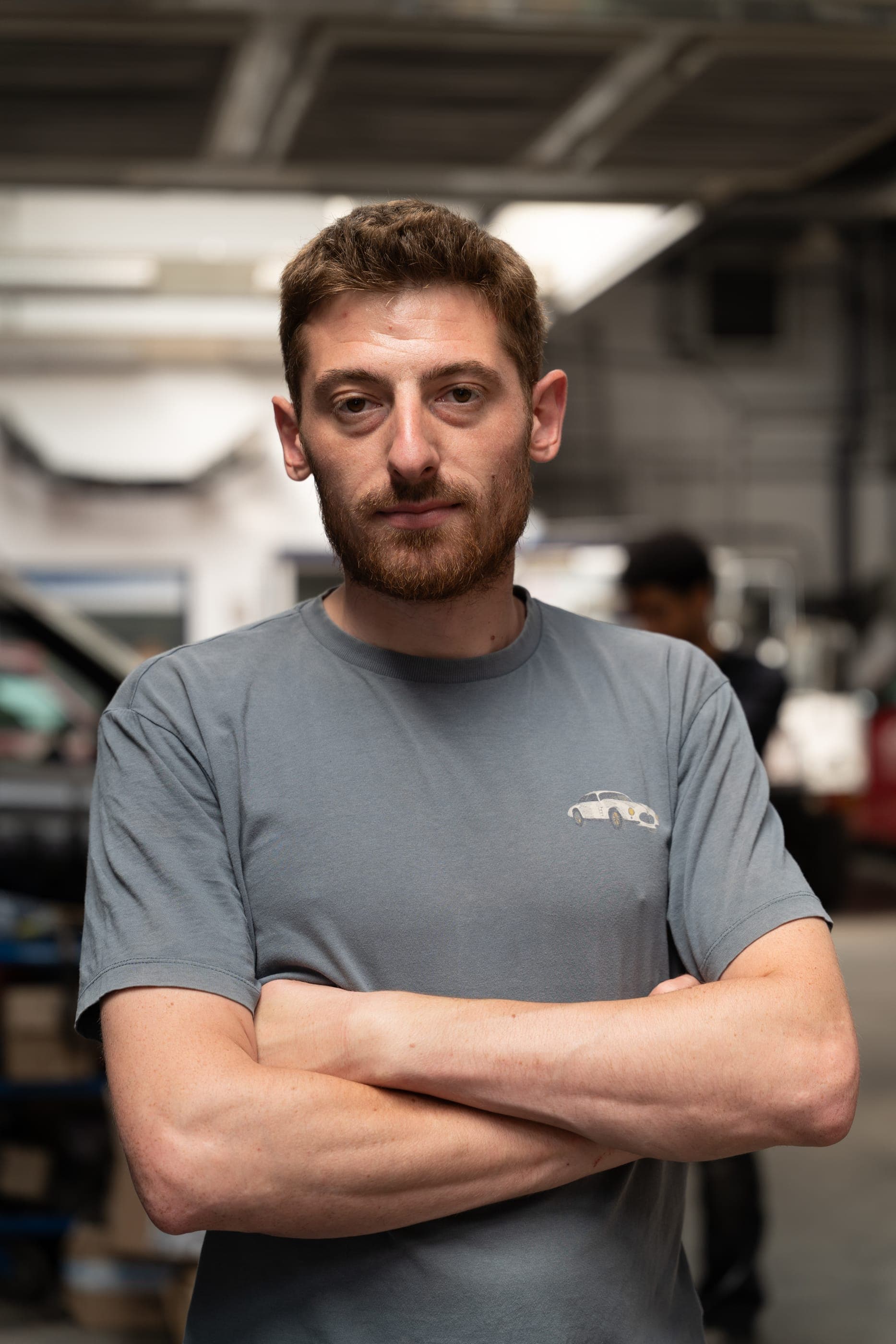 Portrait d’Anthony Brosens, troisième génération, dans l’atelier